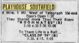 Playhouse Cinema - June 1973 Ad (newer photo)